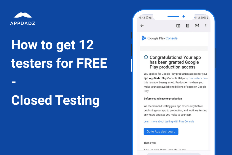 Get 12 Testers for 14 Days Image