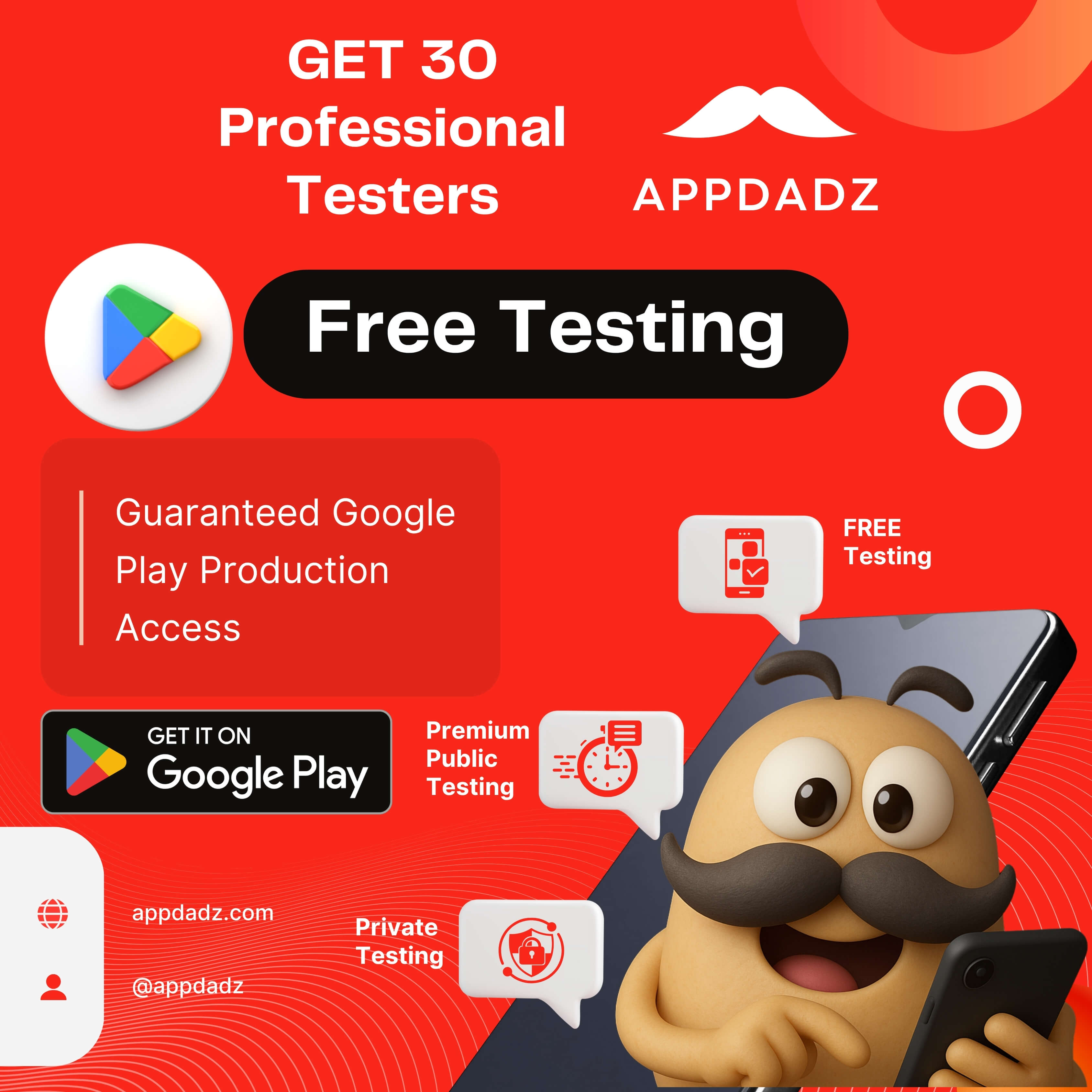 Illustration of earning free credits for app testing without payment