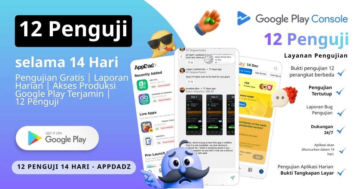 Antarmuka Aplikasi Komunitas Appdadz