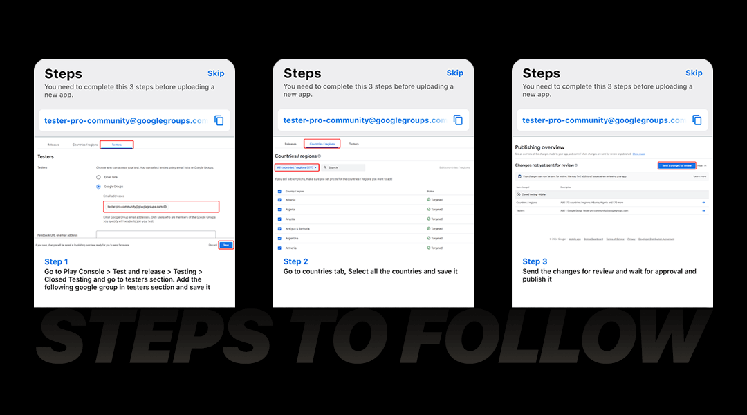 AppDadz steps for uploading apps for testing and feedback