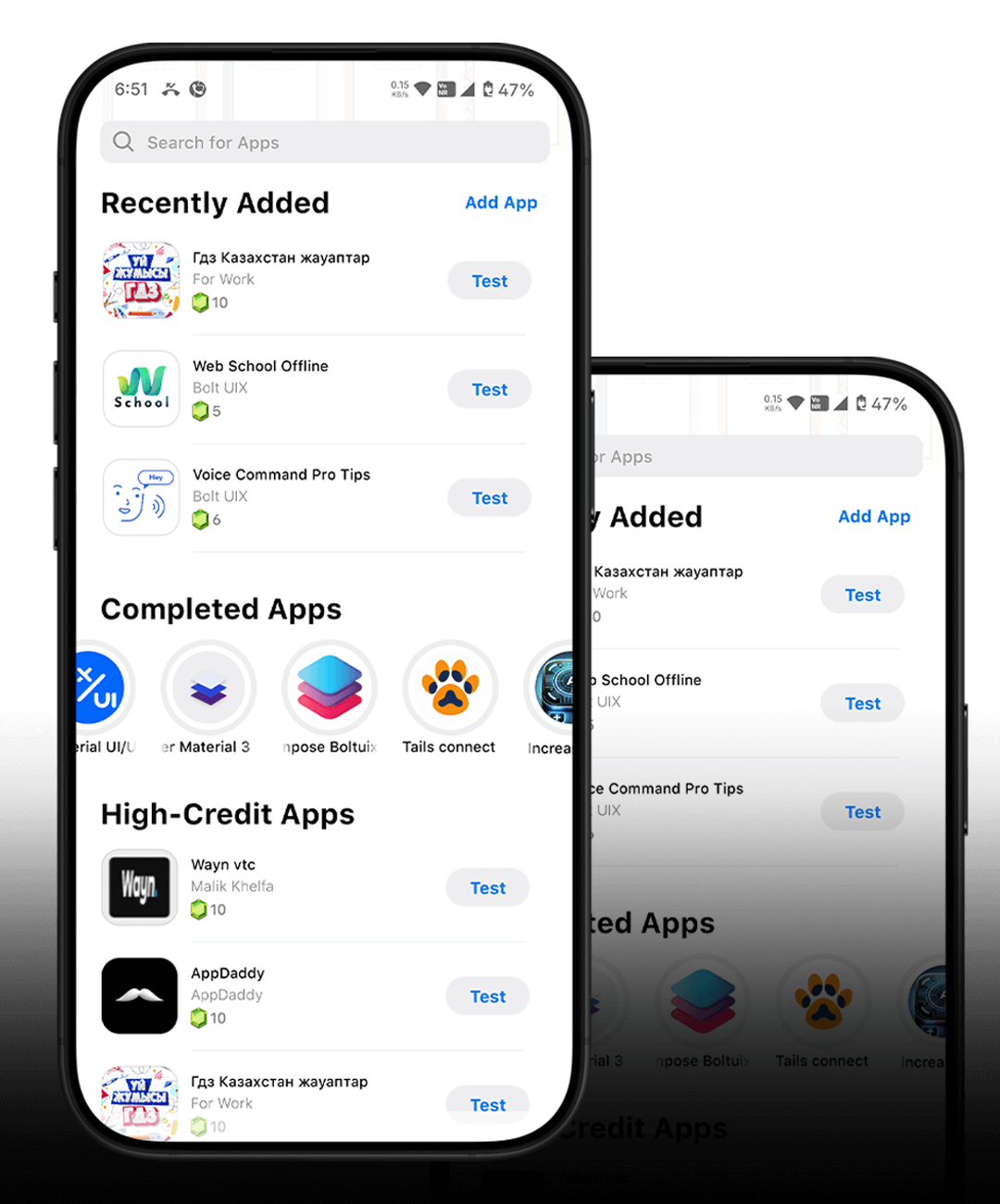 AppDadz upload dashboard for app testing and global feedback
