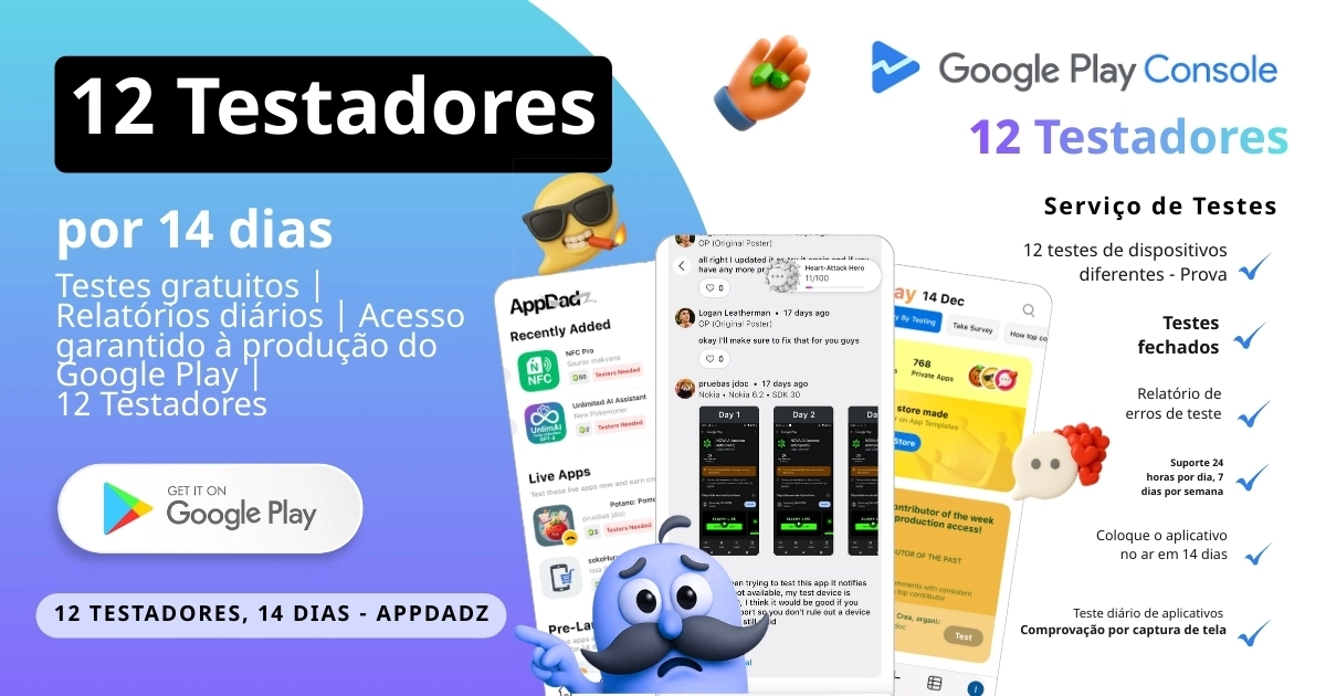 Interface do App Appdadz