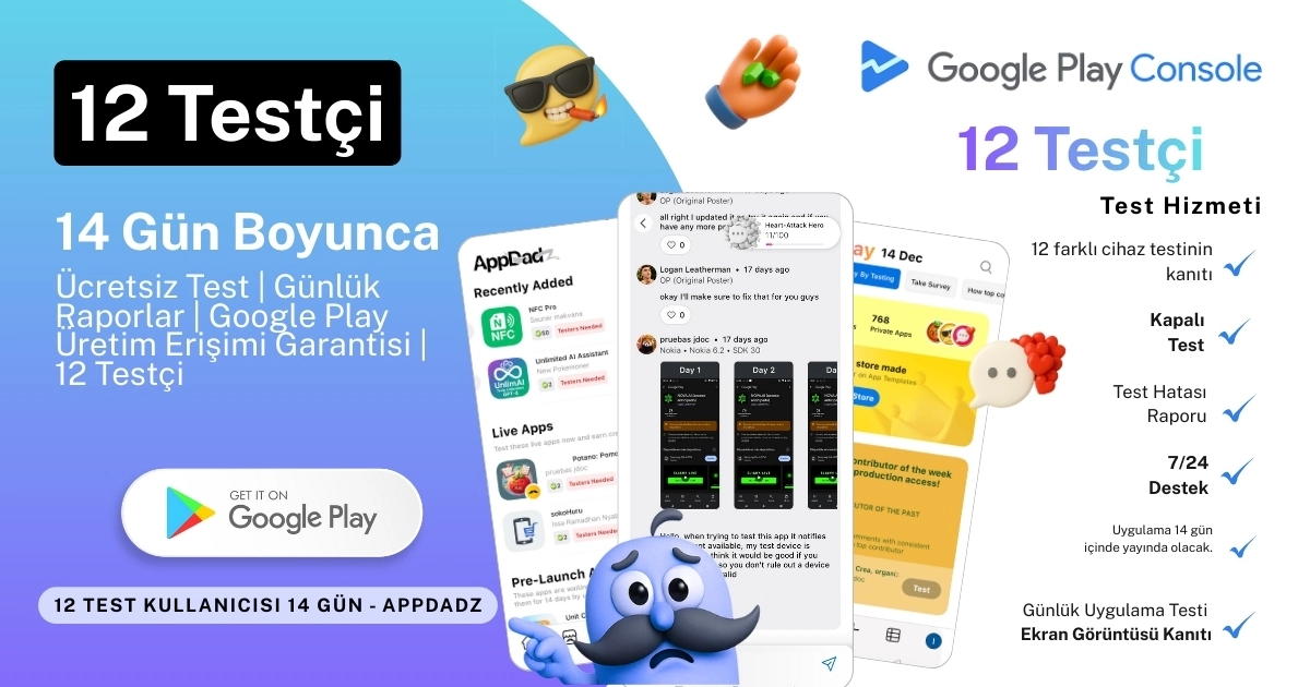 Appdadz Topluluk Uygulaması Arayüzü